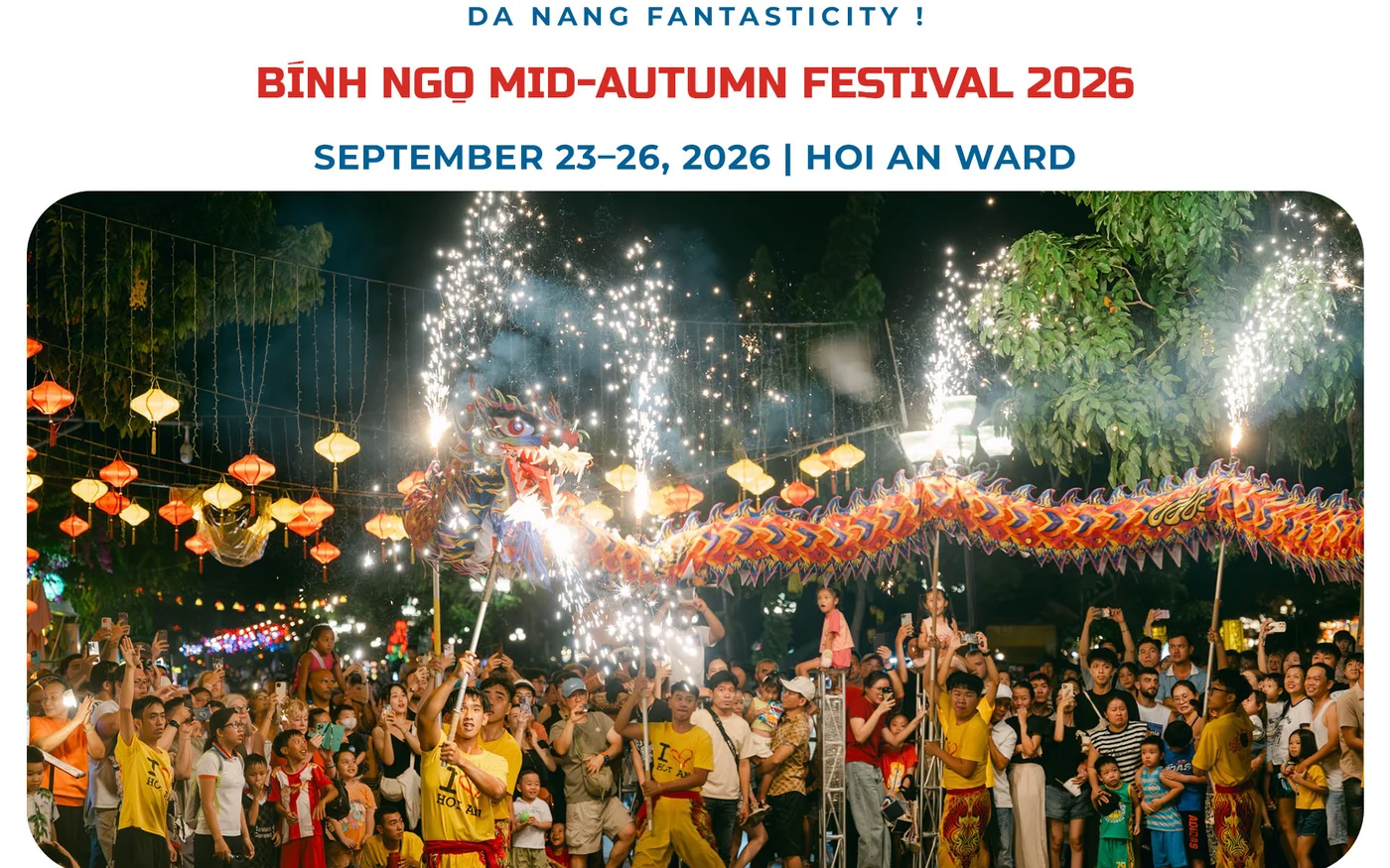 Hình chính thức Lễ hội Trung thu Bính Ngọ 2026 tại Hội An