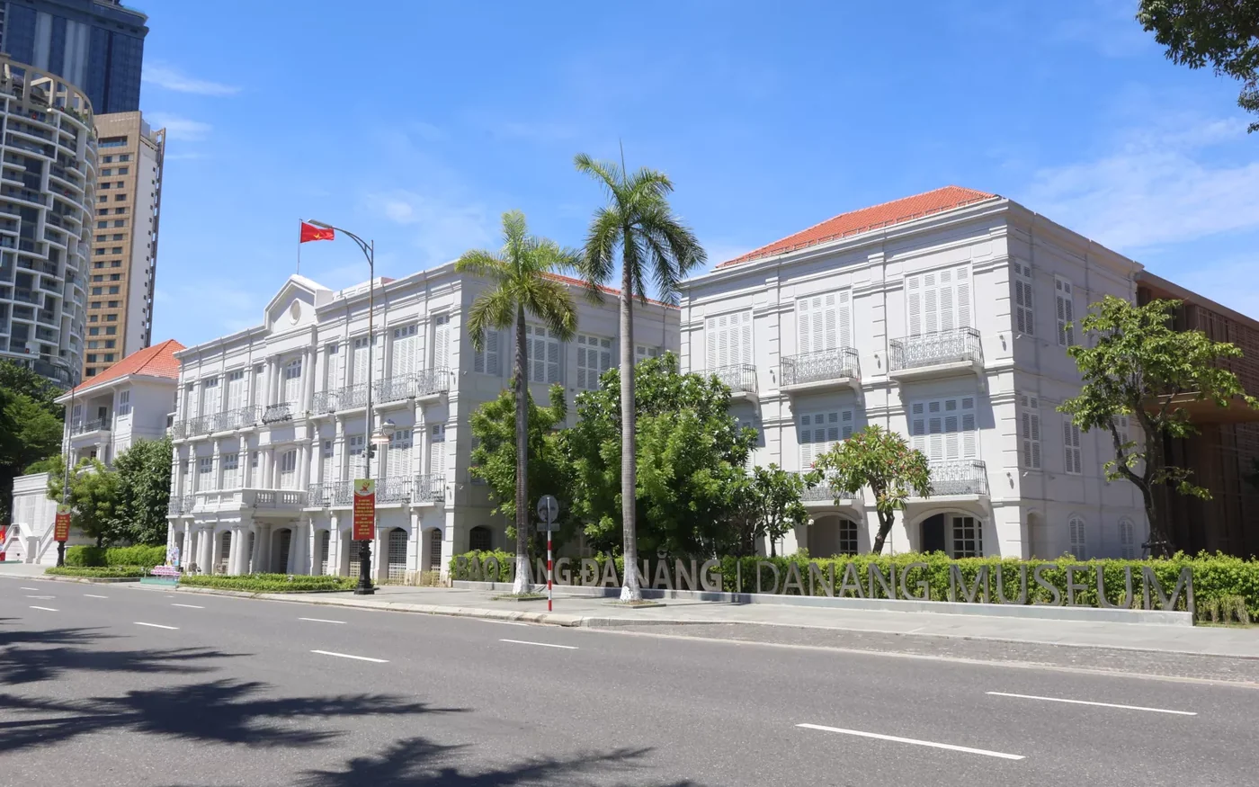 Mặt tiền Bảo tàng Đà Nẵng tại 31 Trần Phú