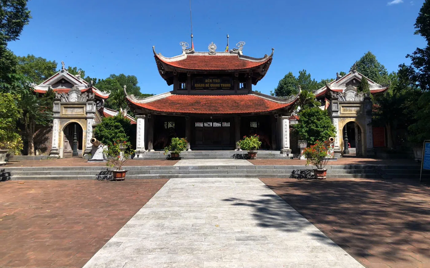 Không gian Đền thờ Hoàng đế Quang Trung tại Nghệ An