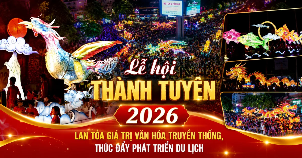 Hình quảng bá chính thức Lễ hội Thành Tuyên 2026