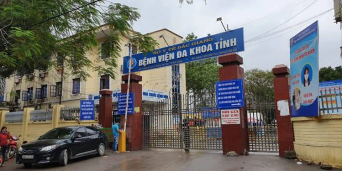 Ngoại thất bệnh viện · Bệnh viện Đa khoa Bắc Ninh số 1