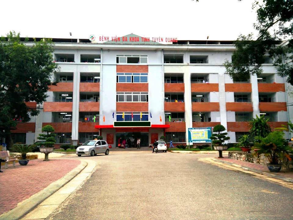 Ngoại thất bệnh viện · Bệnh viện Đa khoa tỉnh Tuyên Quang
