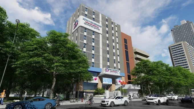 Ngoại thất bệnh viện · Bệnh viện Đông Đô - Đông Đô IVF Center