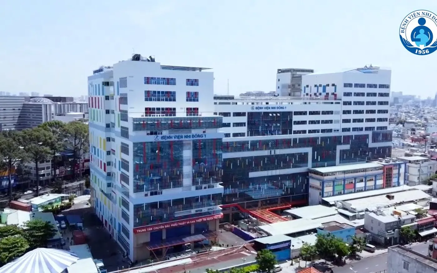 Toàn cảnh khu nhà mới của Bệnh viện Nhi Đồng 1