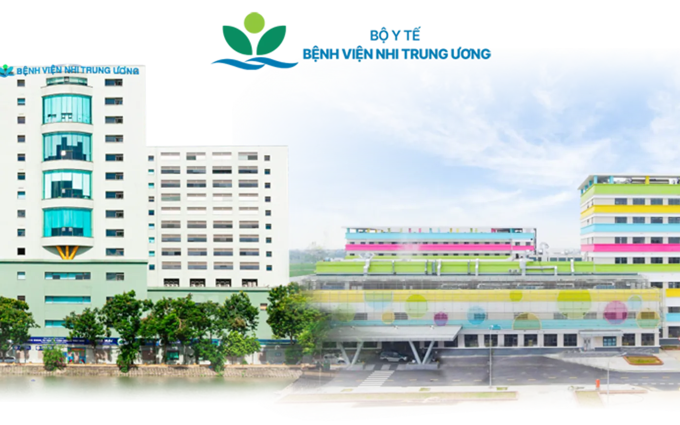 Các tòa nhà của Bệnh viện Nhi Trung ương tại Hà Nội