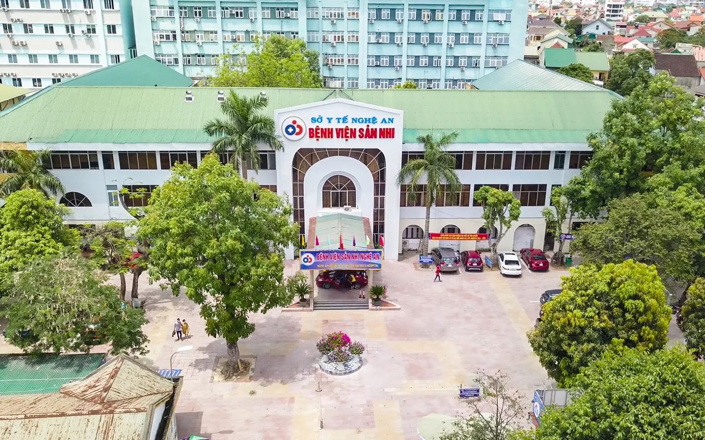 Bệnh viện Sản Nhi Nghệ An - ảnh nhận diện cơ sở