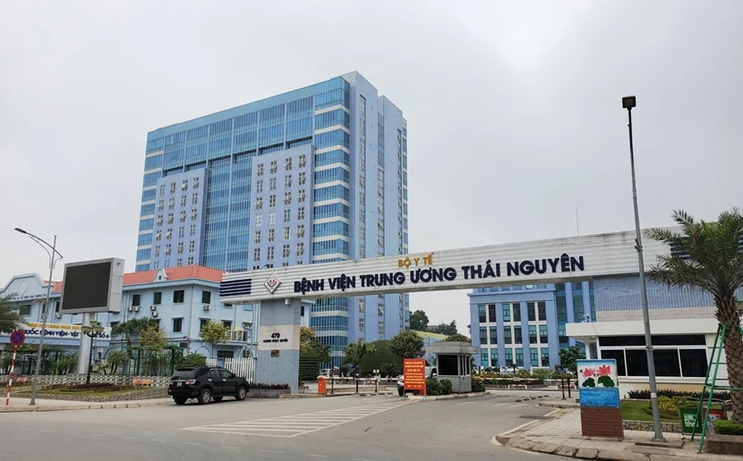 Ngoại thất bệnh viện · Bệnh viện Trung ương Thái Nguyên